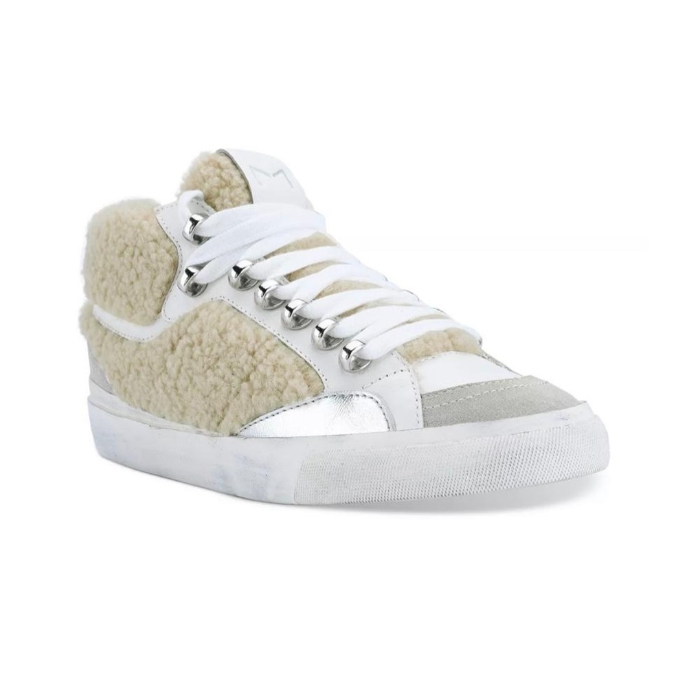 NIB Marc Fisher Merin Mixed Media Sneakers